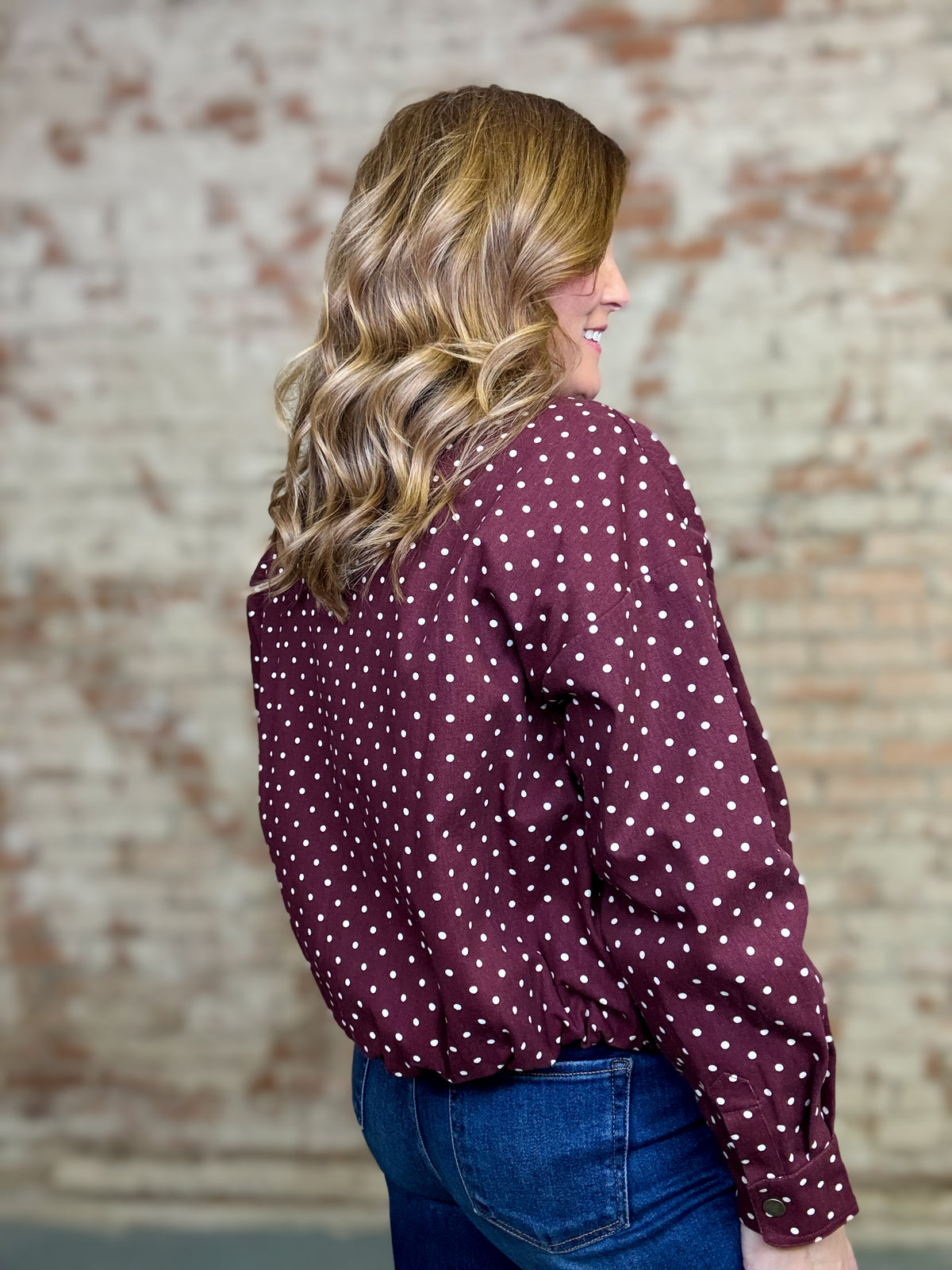 Yovana Polka Dot Jacket