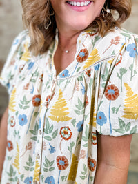 Lane Flower Print Dress