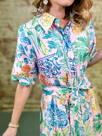Auden Floral Shirt Dress