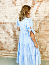 Debbie Textured Tiered Dress