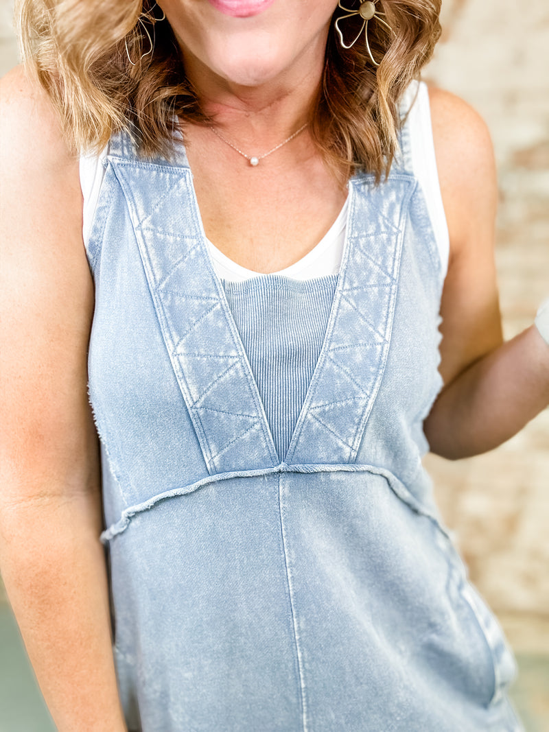 Meisha Washed Terry Jumpsuit
