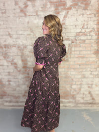 Carol Floral Midi Dress