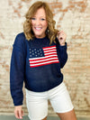 Ross Crochet Flag Top