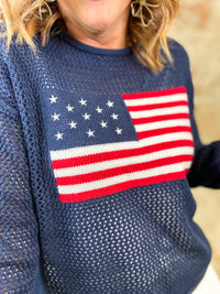 Ross Crochet Flag Top