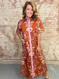 Suzanne Floral Midi Dress
