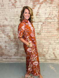 Suzanne Floral Midi Dress