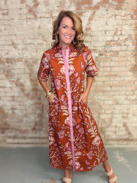 Suzanne Floral Midi Dress