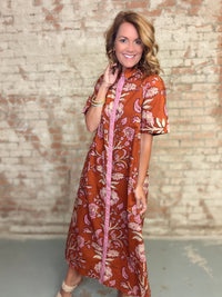 Suzanne Floral Midi Dress