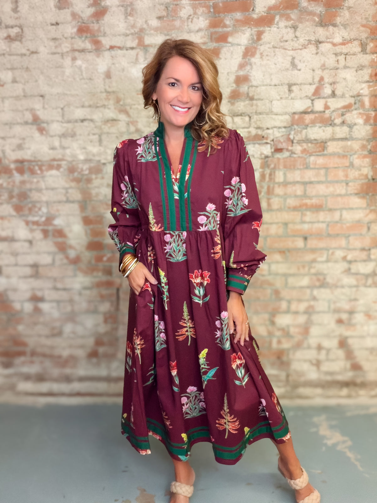 Charlie Printed Midi Dress
