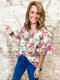 Connelly Floral Print Top