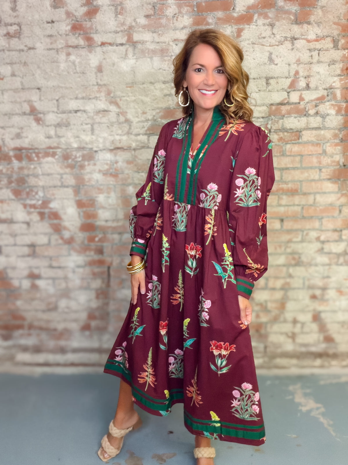 Charlie Printed Midi Dress