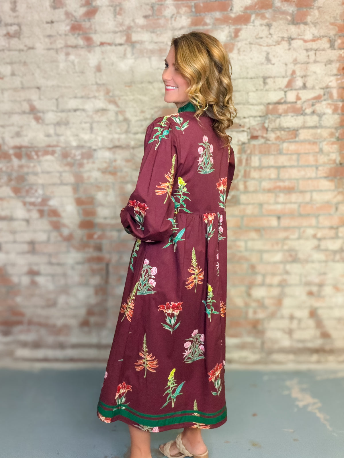 Charlie Printed Midi Dress