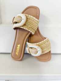 Lizette Raffia Sandal