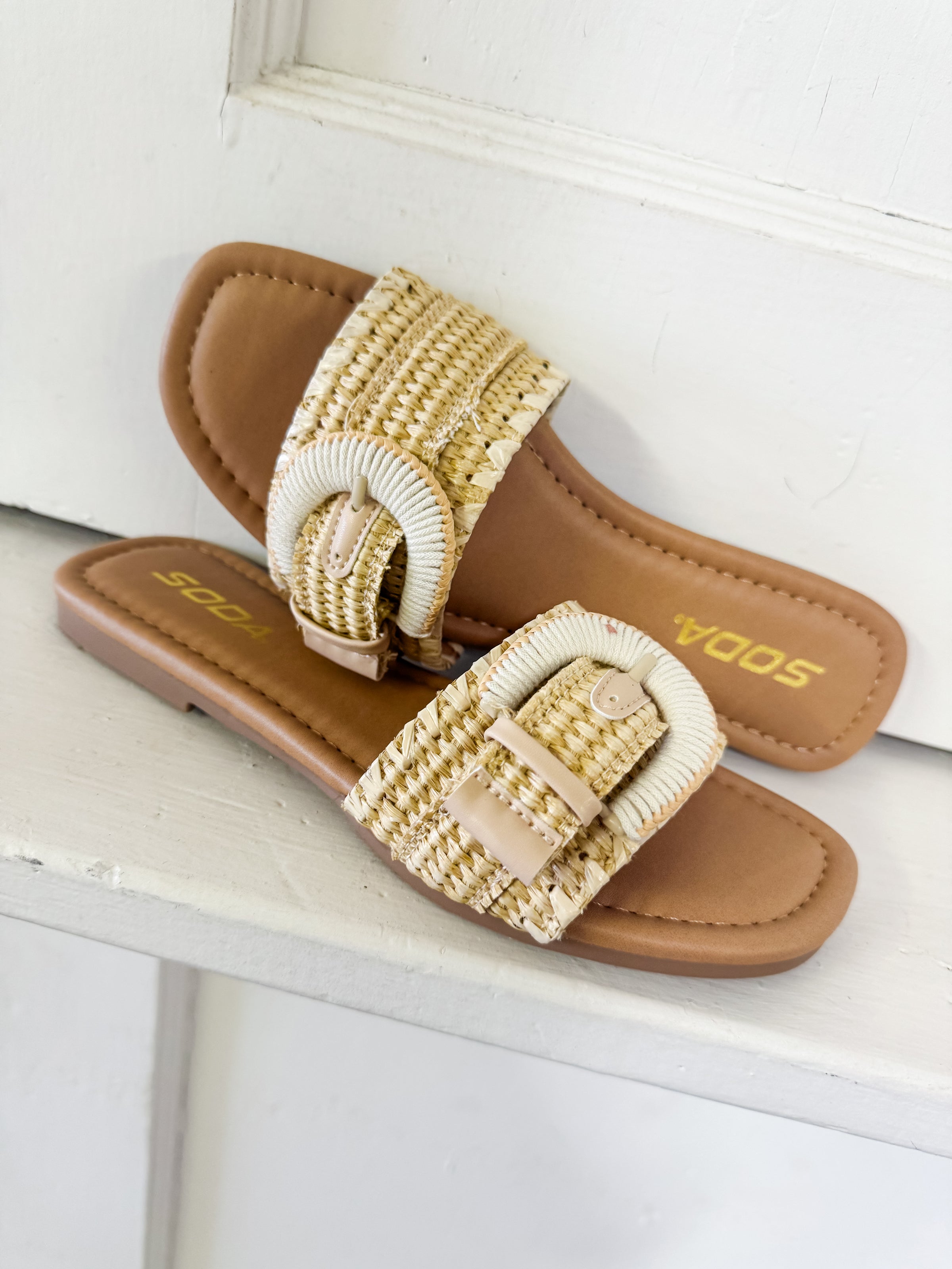 Lizette Raffia Sandal