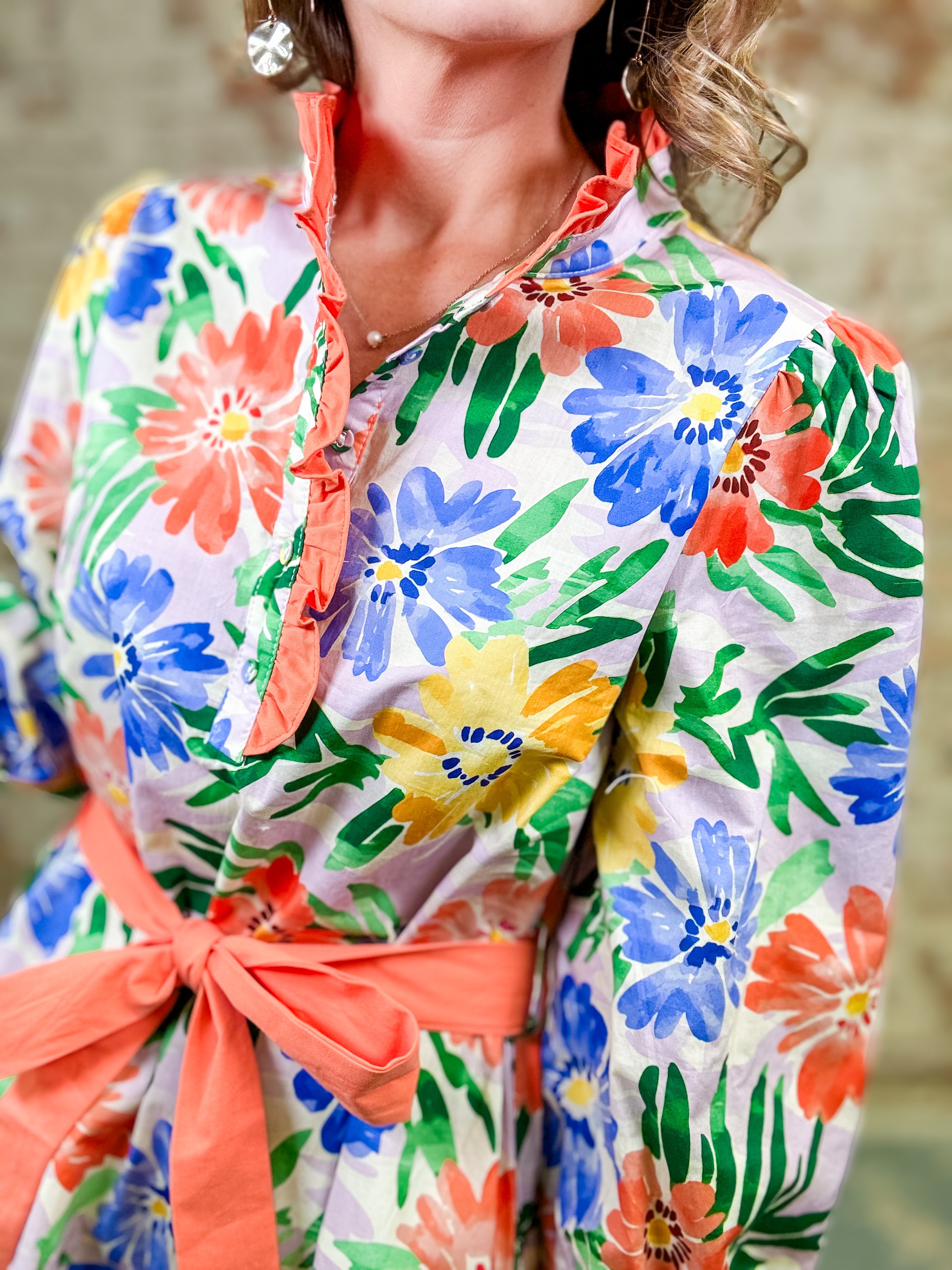 Jalen Floral Tiered Dress