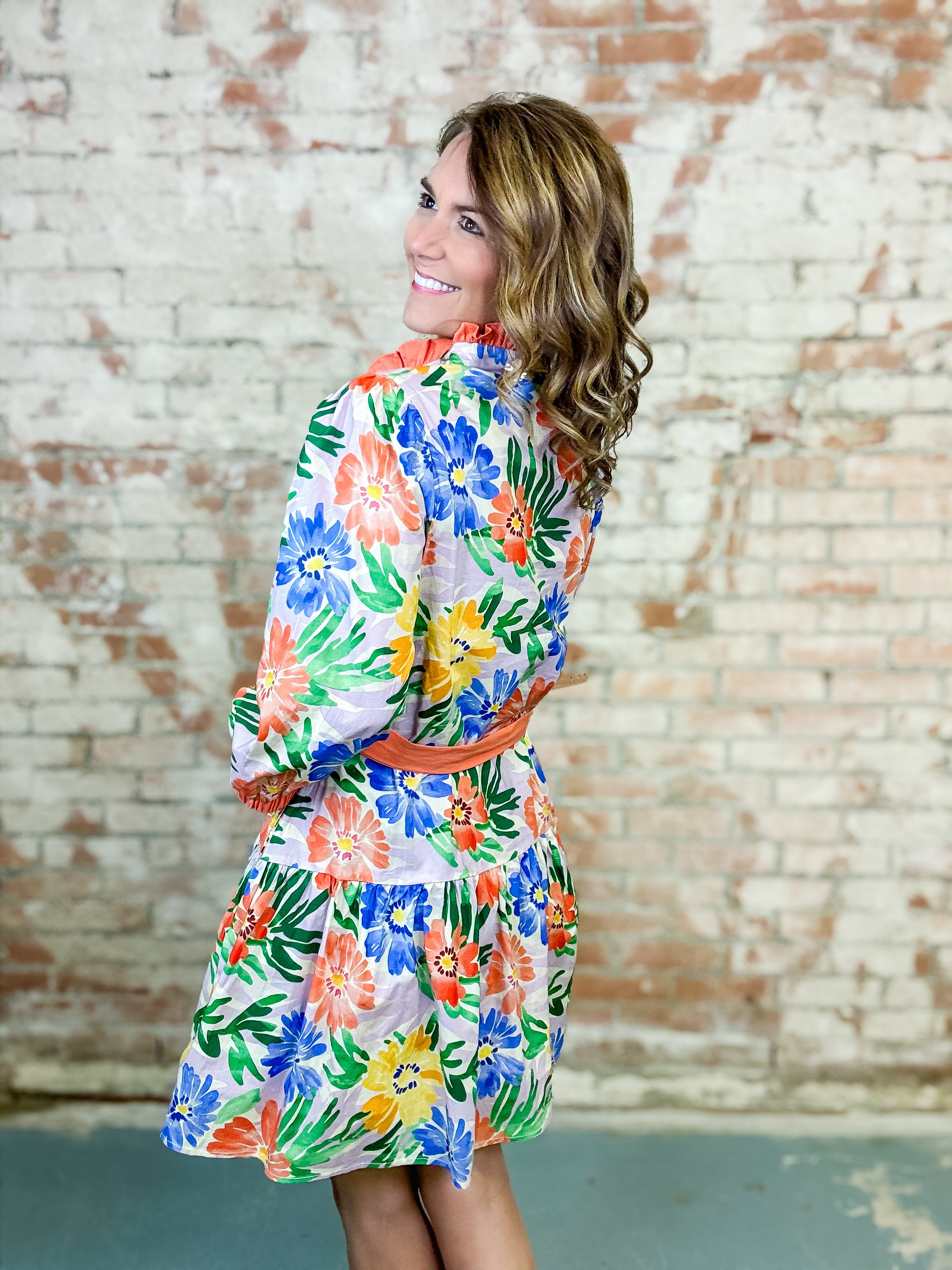 Jalen Floral Tiered Dress