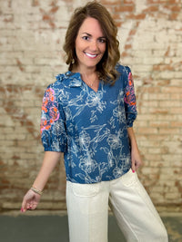 Rowan Puff Sleeve Top