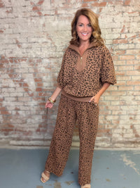 Connor Leopard Pant Set