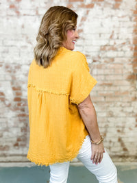 Dakota Raw Edge Top