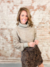 THML Finley Leopard Skirt