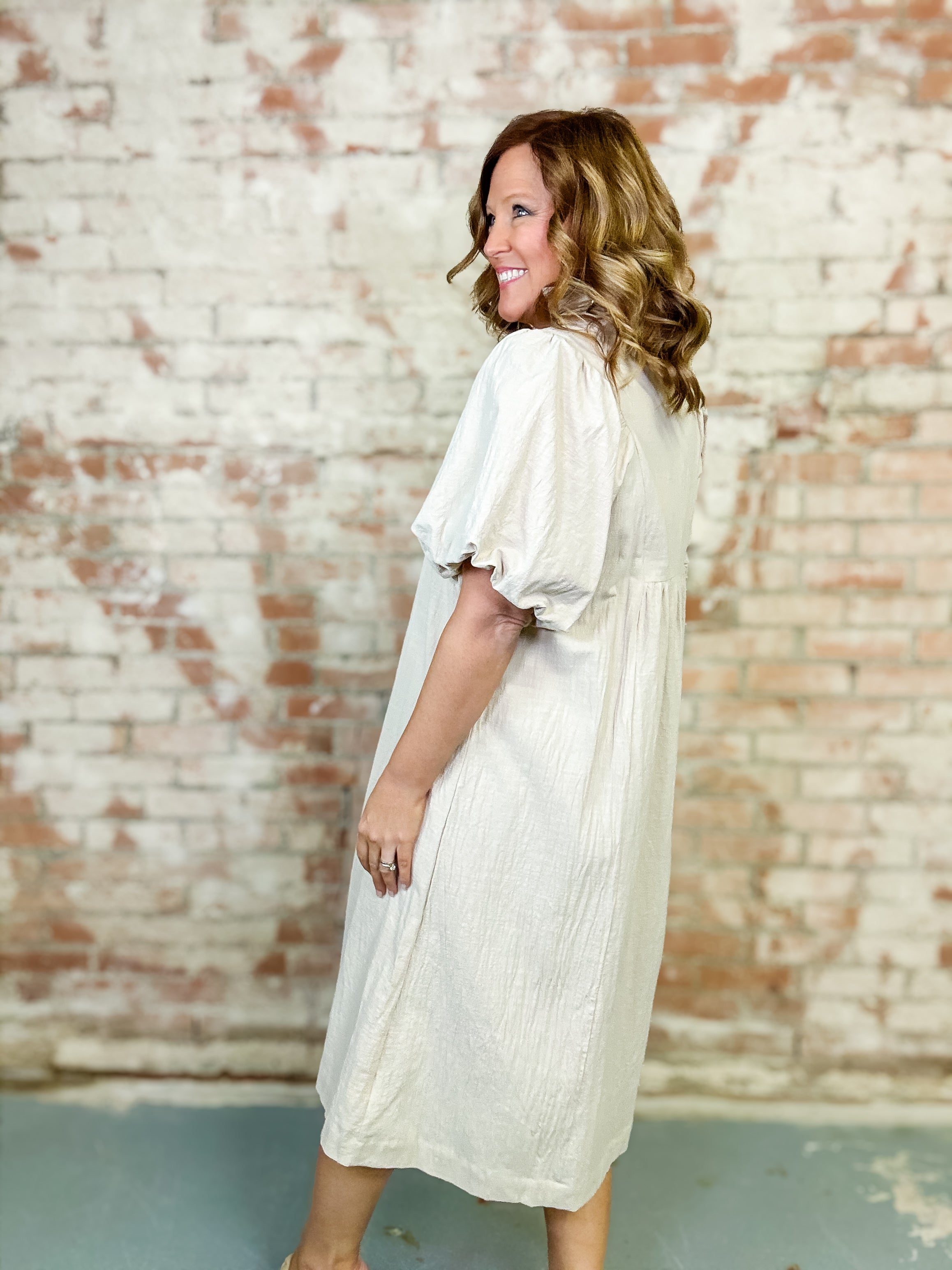 Rockwell Smocked Yoke Dress