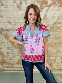 THML Selena Floral Top