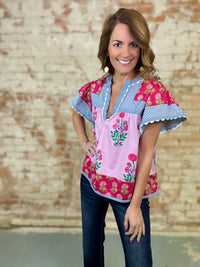 THML Selena Floral Top