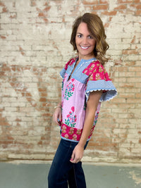 THML Selena Floral Top