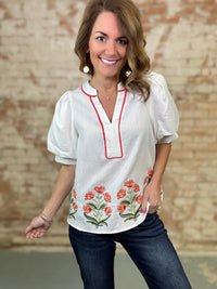 Maribelle Embroidered Top