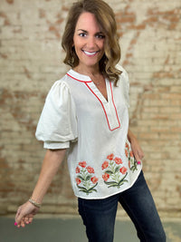 Maribelle Embroidered Top