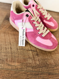 Shu Shop Sylvia Pink Suede Sneakers | Limited Edition Made in Spain