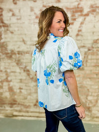 Maggie Floral Puff Sleeve Top