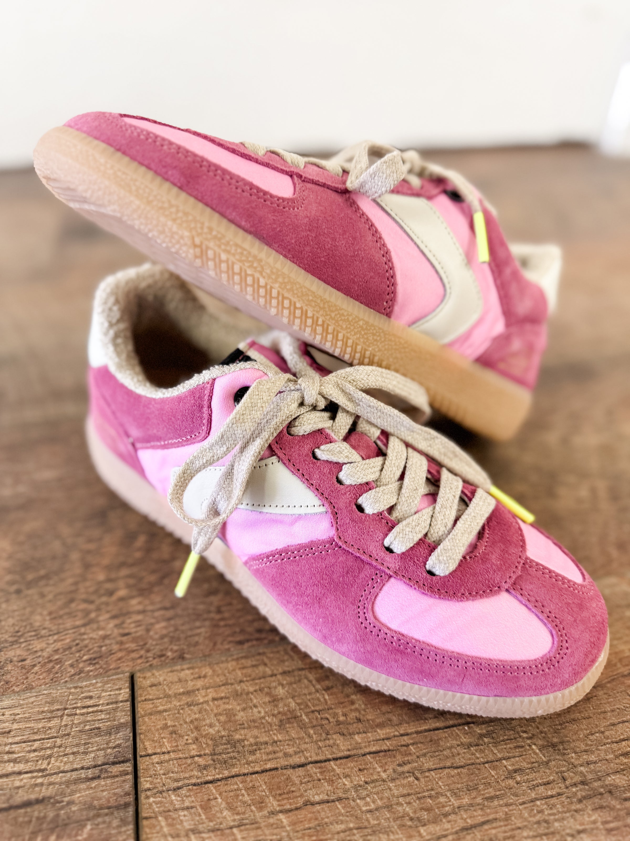 Shu Shop Sylvia Pink Suede Sneakers | Limited Edition Made in Spain