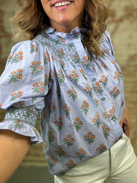 Danica Floral Print Top