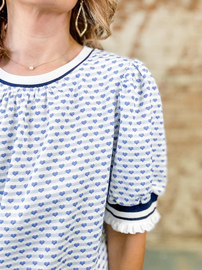 Brinkley Heart Knit Top