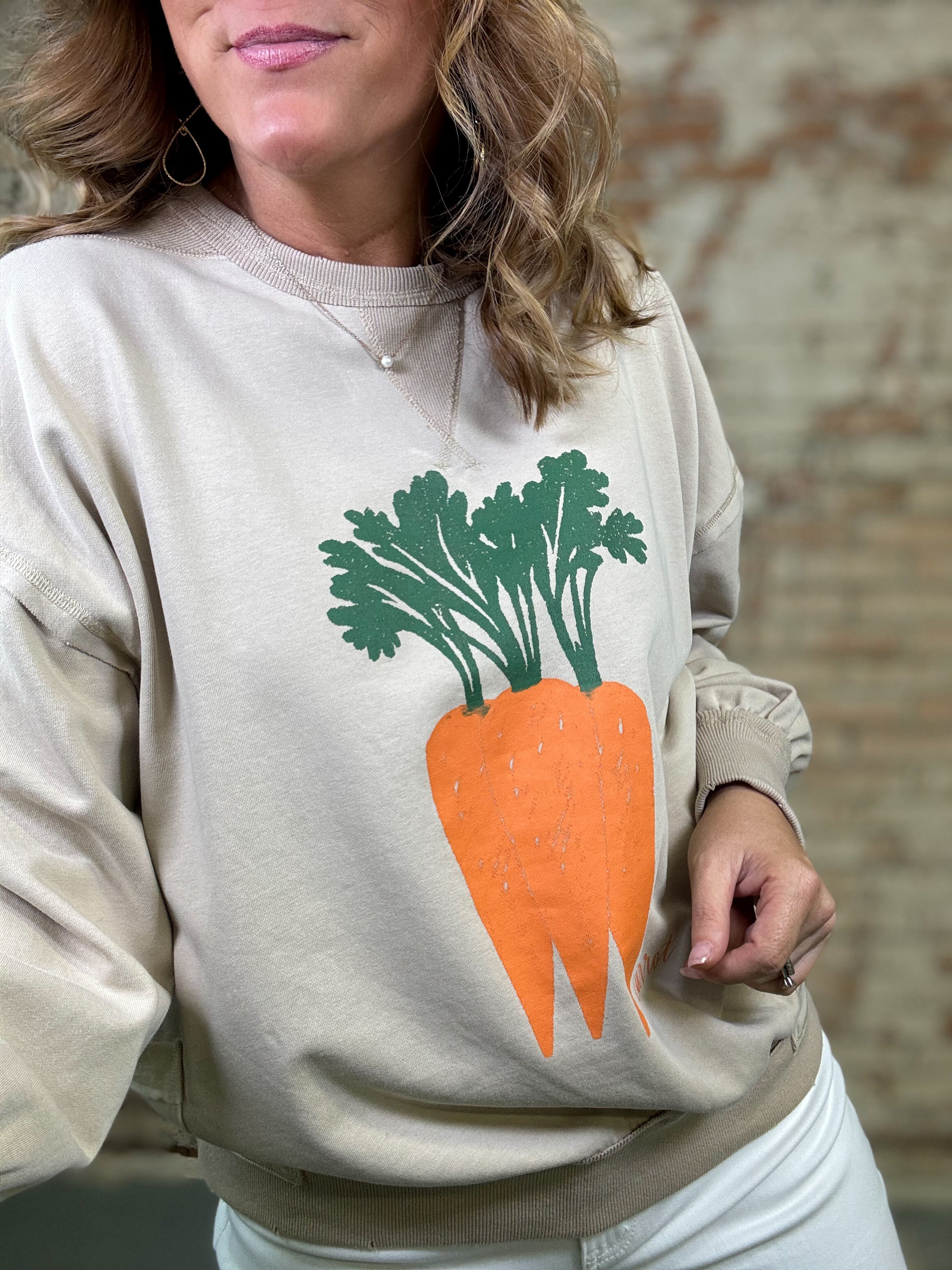 Camron Carrot Pullover
