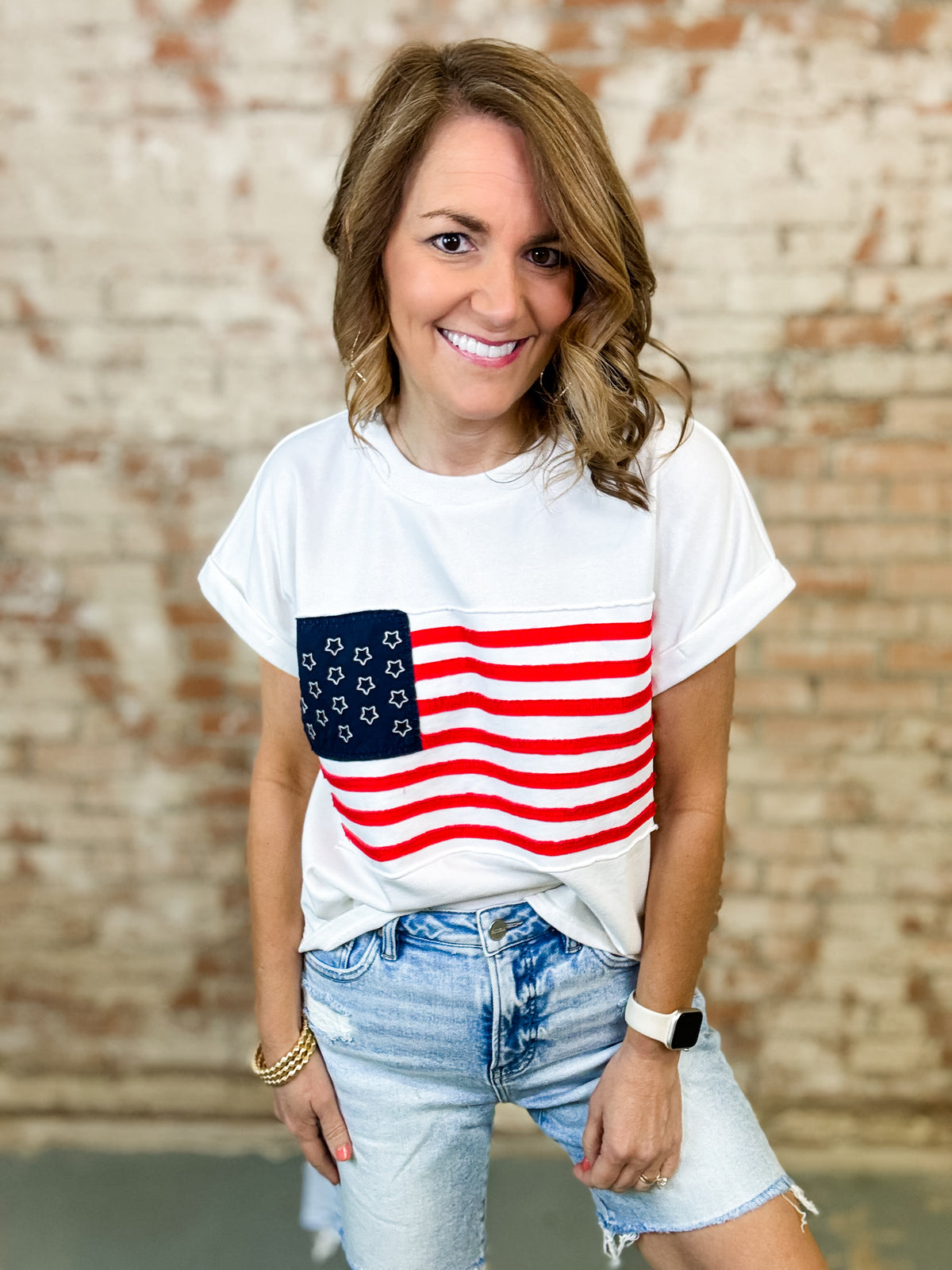 Betsy Flag Patch Tee