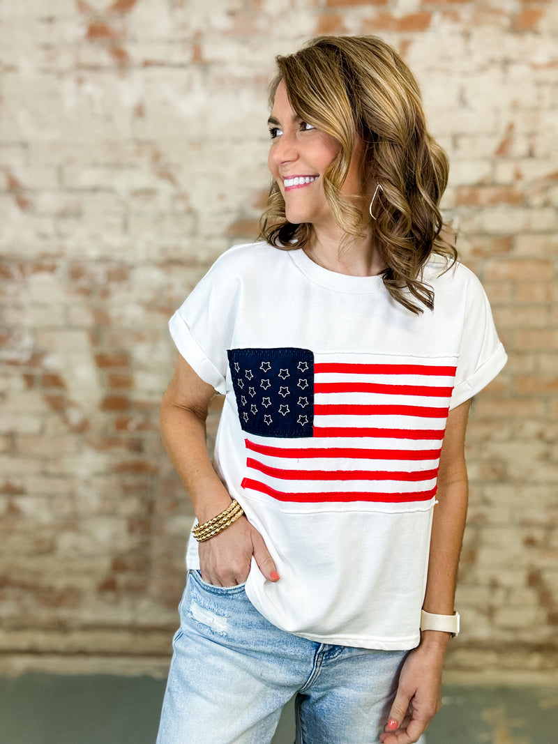 Betsy Flag Patch Tee