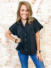 Yvette Button Down Top