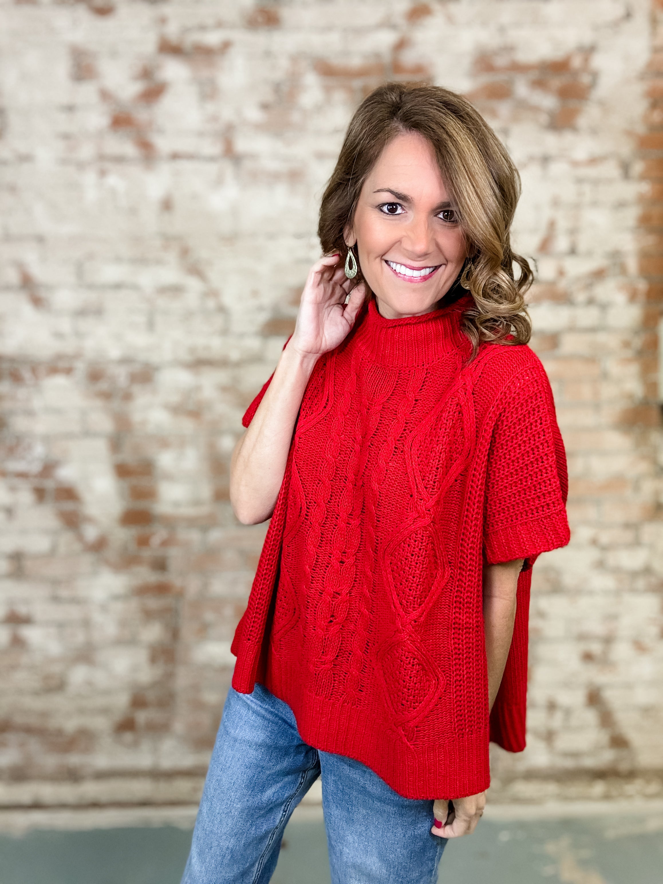 Claudette Cable Knit Sweater