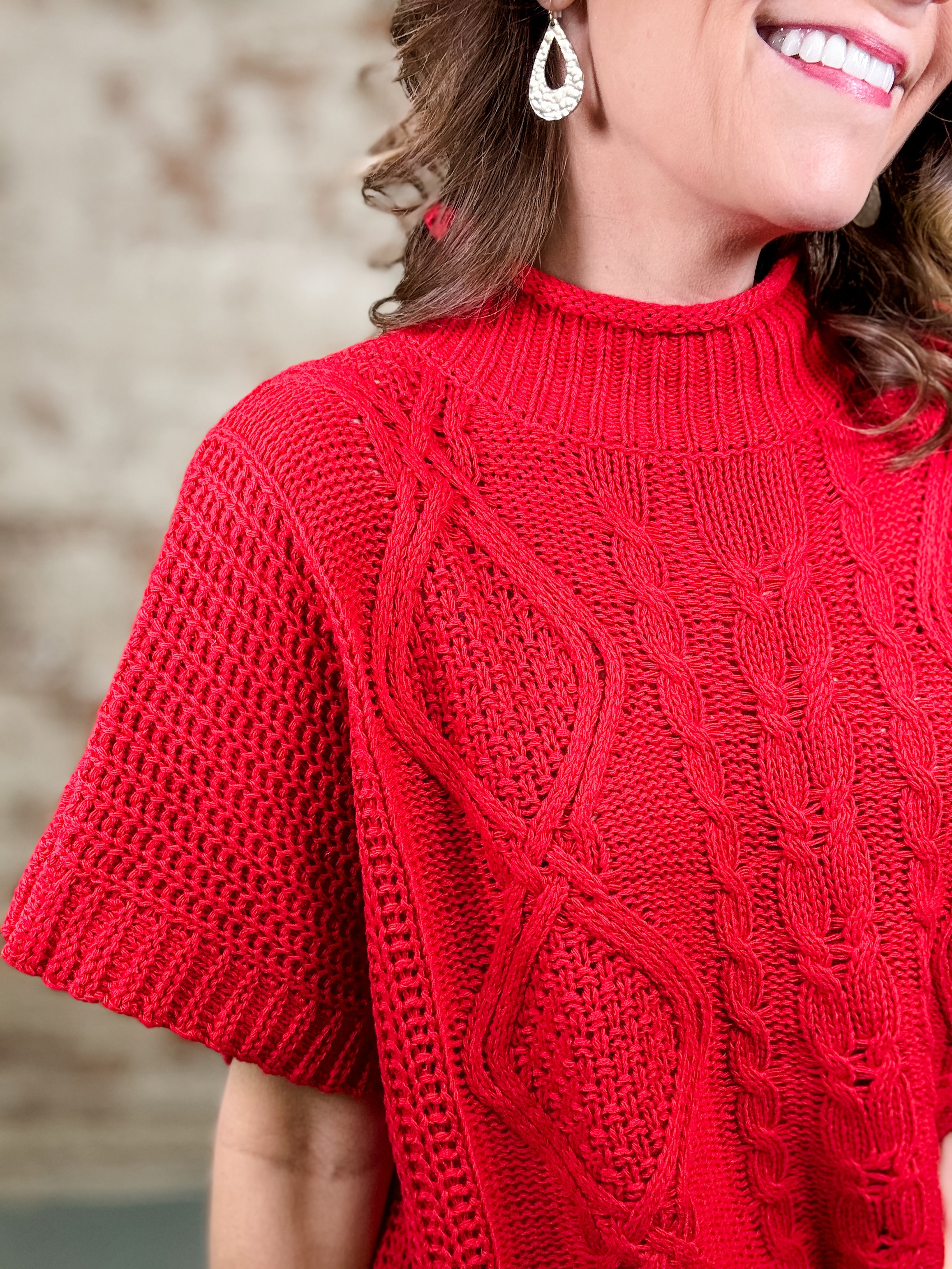 Claudette Cable Knit Sweater