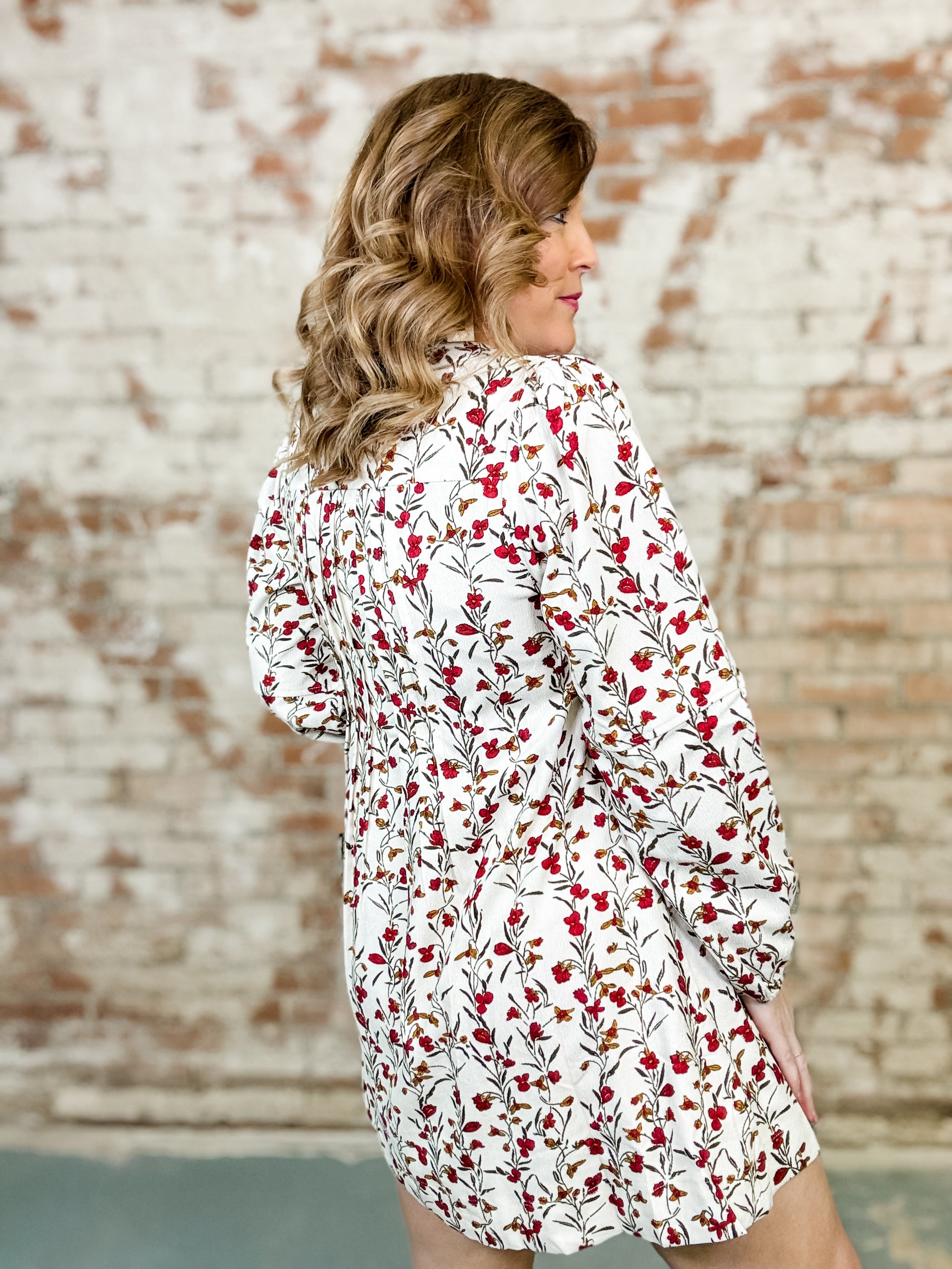 Neesha Corduroy Mini Dress-FINAL SALE Small