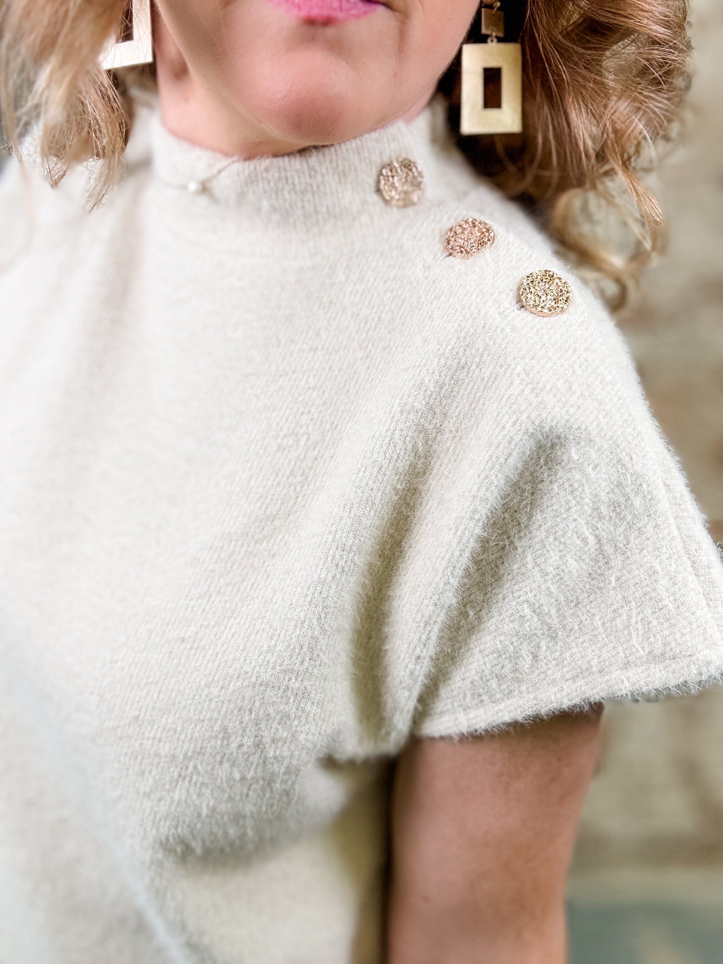 THML Kassandra Brushed Mohair Top