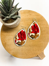 Romina Floral Embroidered Earring