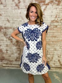 THML Milee Embroidered Dress