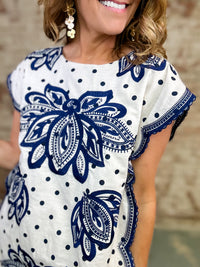 THML Milee Embroidered Dress