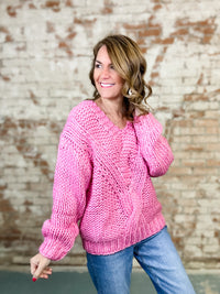 Camellia Chunky Knit Sweater