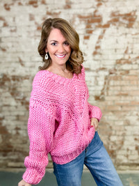 Camellia Chunky Knit Sweater