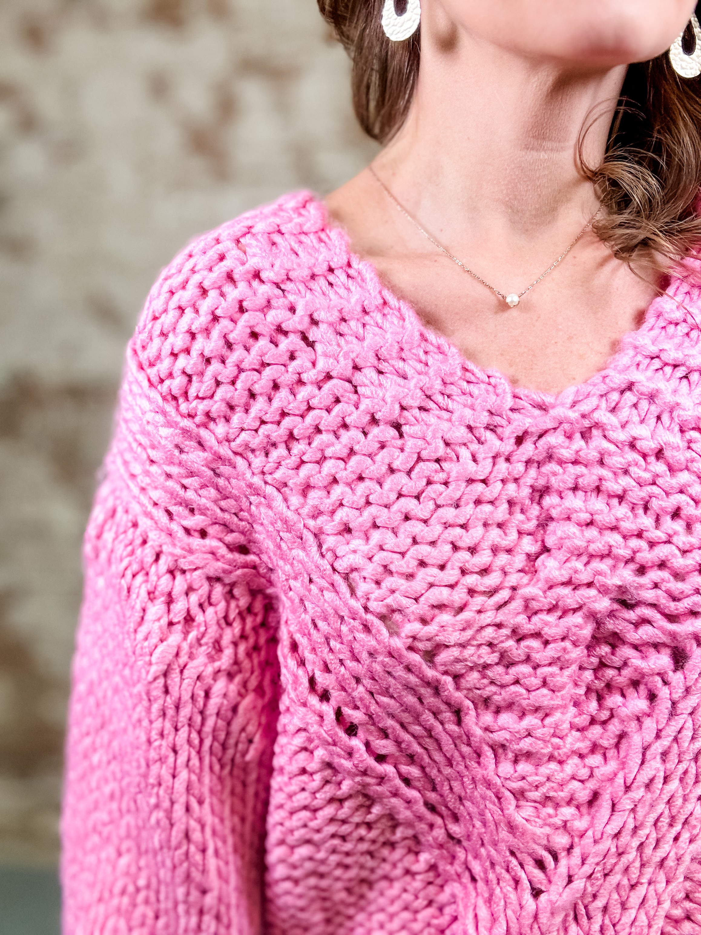 Camellia Chunky Knit Sweater
