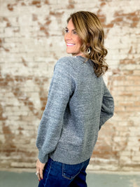 Madison Pearl Trimmed Sweater